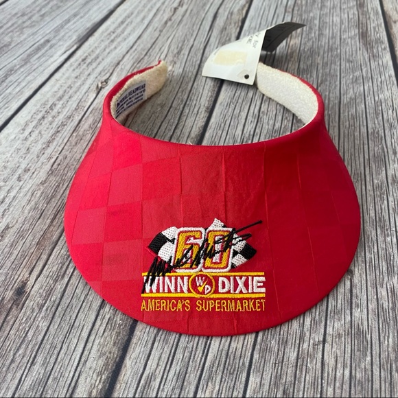 Vintage Winn Dixie Womens Visor Hat #60 Mark Martin Nascar Cap Track Gear. - Picture 1 of 7